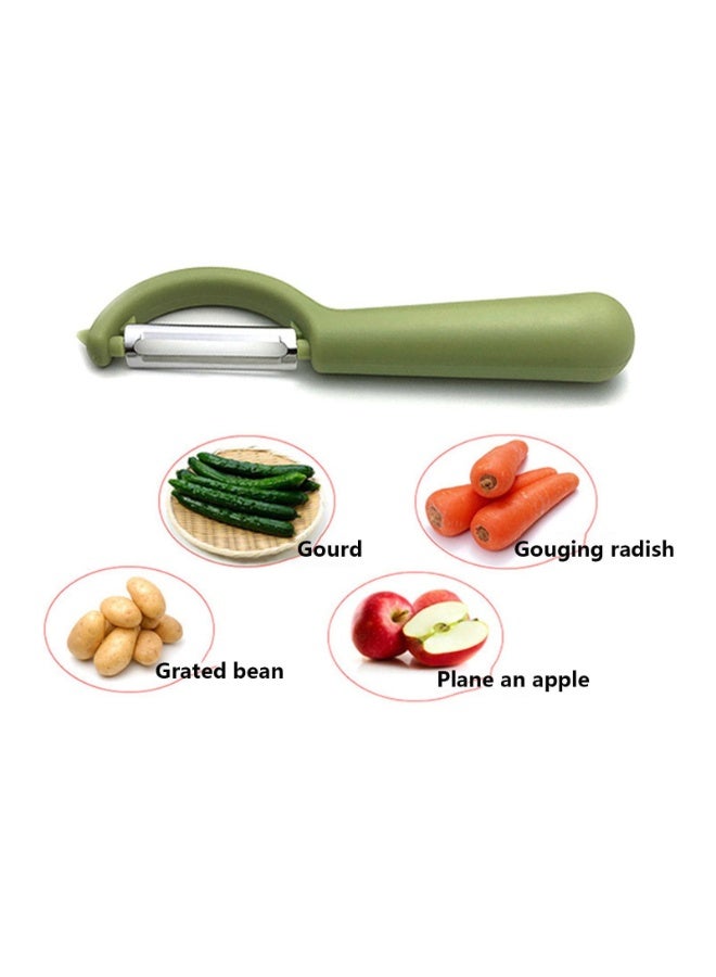 هابي هوم مقشرة خضروات وفواكه بشفرة ستانلس ستيل ومقبض بلاستيك – أداة منزلية للمطبخ لتقشير البطاطس، الجزر، الخيار والخضروات والفواكه بسهولة وسرعة – تصميم مريح وعصري للاستخدام اليومي، سهلة التنظيف، هدية مثالية للنساء والرجال، للطهي، تقديم الضيافة والمناسبات الخاصة - Image 5